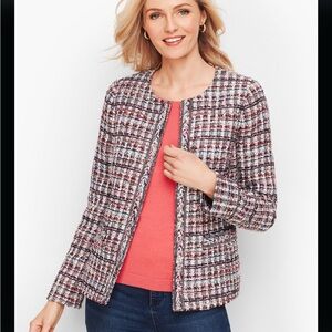 Talbots NWT Adele‎ Tweed Blazer Jacket